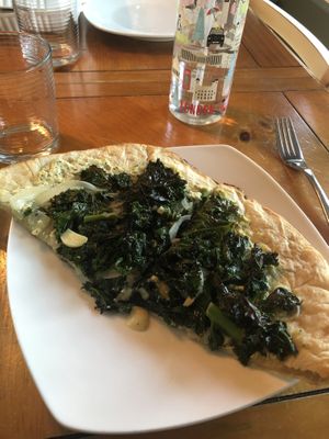 White vegan pizza!  at Root in Lancaster