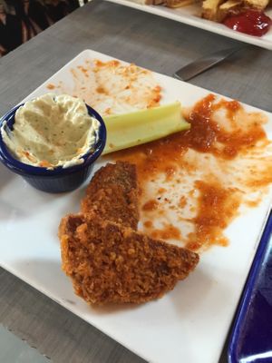 Buffalo wings , so good 🥰😜 at Root in Lancaster