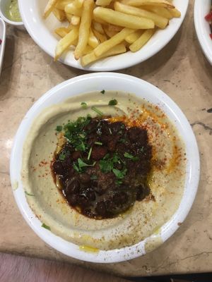 Hummus ful at Hummus Eliyahu - Yokneam in Yokneam
