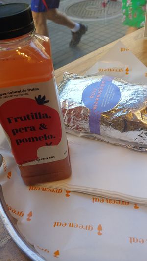 Hay opciones ricas y bastante accesibles, si descargan la app hay buenos descuentos. at Green Eat in Buenos Aires