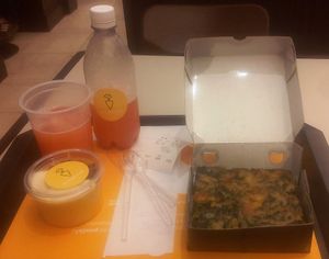 The spinach quiche is  yummy! at Green Eat in Buenos Aires