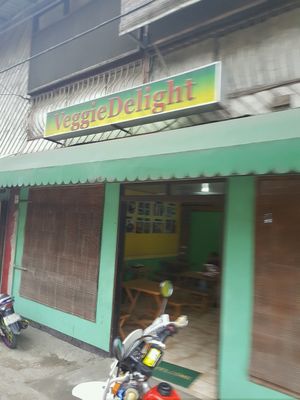 outside at Veggie Delight in Iloilo City