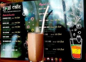 We update MENU come and try our Vegan Super Food ???this will give you Super Power ??❤️?#yoga #yogicafe #samui #thailand at Yogi Cafe - Zen Retreat in Koh Samui