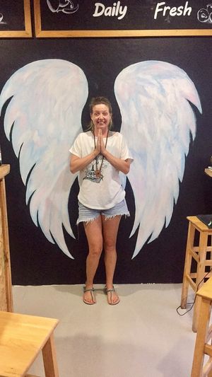 magic wings in Yogi Cafe at Yogi Cafe - Zen Retreat in Koh Samui