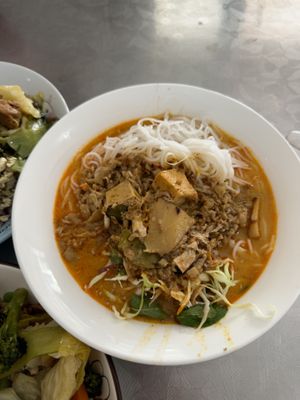   at Vegetarian Restaurant in Vientiane