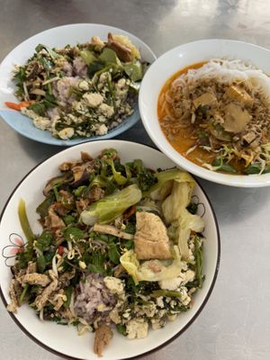   at Vegetarian Restaurant in Vientiane