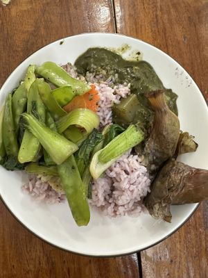   at Vegetarian Restaurant in Vientiane