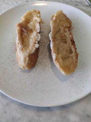 Torrijas veganas at Mini Circular Bar in Valladolid