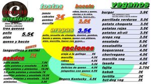 carta at Mini Circular Bar in Valladolid