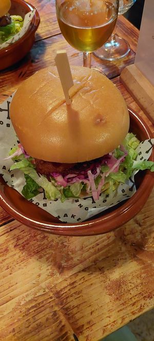 BBQ burger at Make No Bones in Sheffield