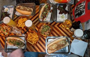 Selection of vegan options at Make No Bones in Sheffield