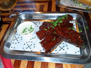 Seitan ribs at Make No Bones in Sheffield