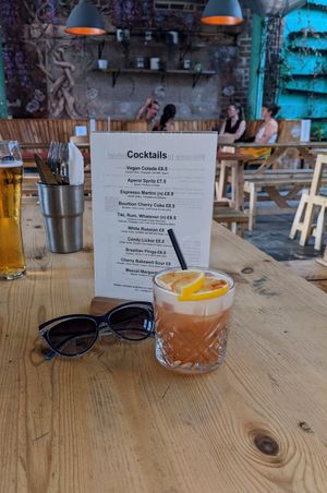 Vegan cocktail menu at Make No Bones in Sheffield