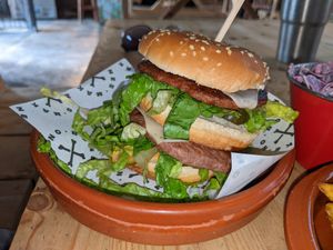 Big Make burger at Make No Bones in Sheffield