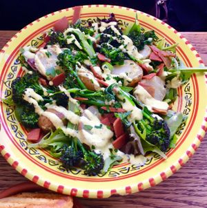 Warm Potato Salad at Make No Bones in Sheffield