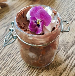 Chocolate Praline Mousse at Make No Bones in Sheffield