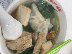dumpling soup at Xuan Miao Vegan - Tampines Mall  in East Singapore