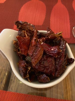 Peperoni cruschi  at Fior di Cucuzza in Matera