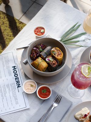 Bean burrito wrap  at The Kitchen at Jaipur Modern in Jaipur