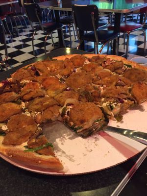 XL veggie vegan combo at Pizza D'Action in Holyoke