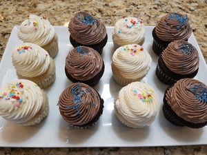 Birthday cupcakes! at Kahiau Organic Sweet Treats in Virginia Beach