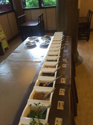 All the sauces at Wenshu Temple Restaurant 心香 in Chengdu