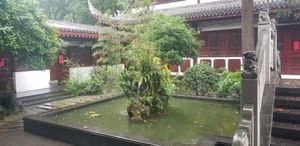 View from Restaurant at Wenshu Temple Restaurant 心香 in Chengdu