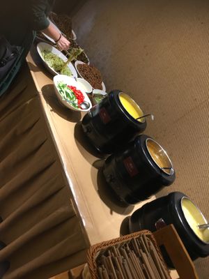 Salad and could noodle at Wenshu Temple Restaurant 心香 in Chengdu