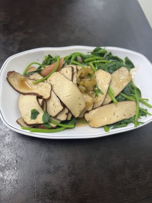 Tofu and veg   at Fou Shi Yuan in Tainan