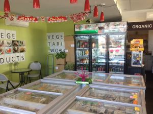 Interior at Vegetarian World in Christchurch