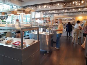 Buffet at Hiltl - Dachterrasse in Zurich