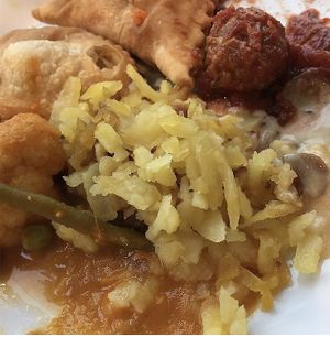  Various veggie goodies  at Hiltl - Dachterrasse in Zurich