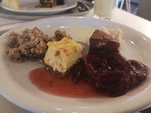 Dessert at Hiltl - Dachterrasse in Zurich