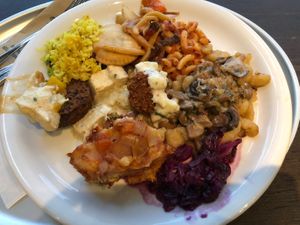 A bit of everything   at Hiltl - Dachterrasse in Zurich