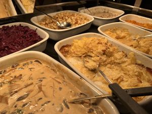 vegan food  at Hiltl - Dachterrasse in Zurich