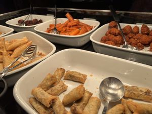 vegan fiod  at Hiltl - Dachterrasse in Zurich