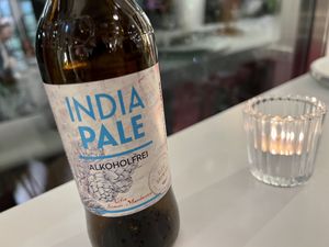 alcohol-free beer — excellent quality  at Hiltl - Dachterrasse in Zurich