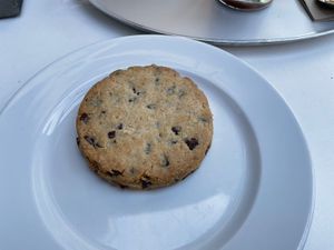 Chocolate cookie  at Hiltl - Dachterrasse in Zurich