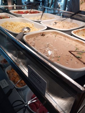 Buffet at Hiltl - Dachterrasse in Zurich