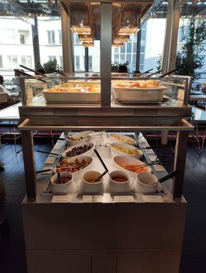 Buffet at Hiltl - Dachterrasse in Zurich