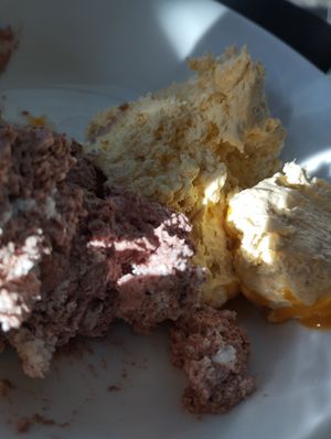 Dessert at Hiltl - Dachterrasse in Zurich