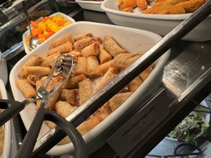 spring rolls  at Hiltl - Dachterrasse in Zurich