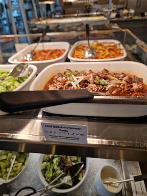 Korean style meat balls at Hiltl - Dachterrasse in Zurich