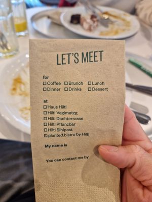  at Hiltl - Dachterrasse in Zurich