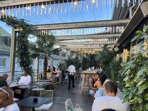   at Hiltl - Dachterrasse in Zurich