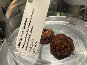 xmas cakes  at Hiltl - Dachterrasse in Zurich