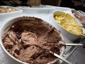 dessert  at Hiltl - Dachterrasse in Zurich