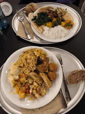 Il cibo è molto buono ma è caro per quantità poca. at Hiltl - Dachterrasse in Zurich