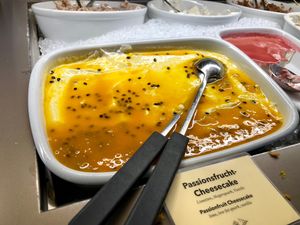 dessert at Hiltl - Dachterrasse in Zurich