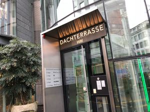 outside at Hiltl - Dachterrasse in Zurich